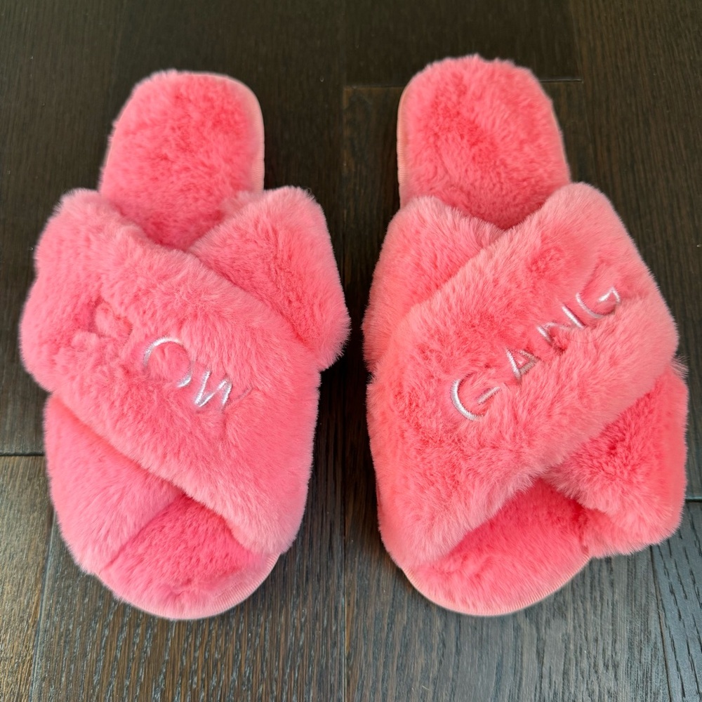 Glow Recipe "Glow Gang" Pink Slippers - Size L
